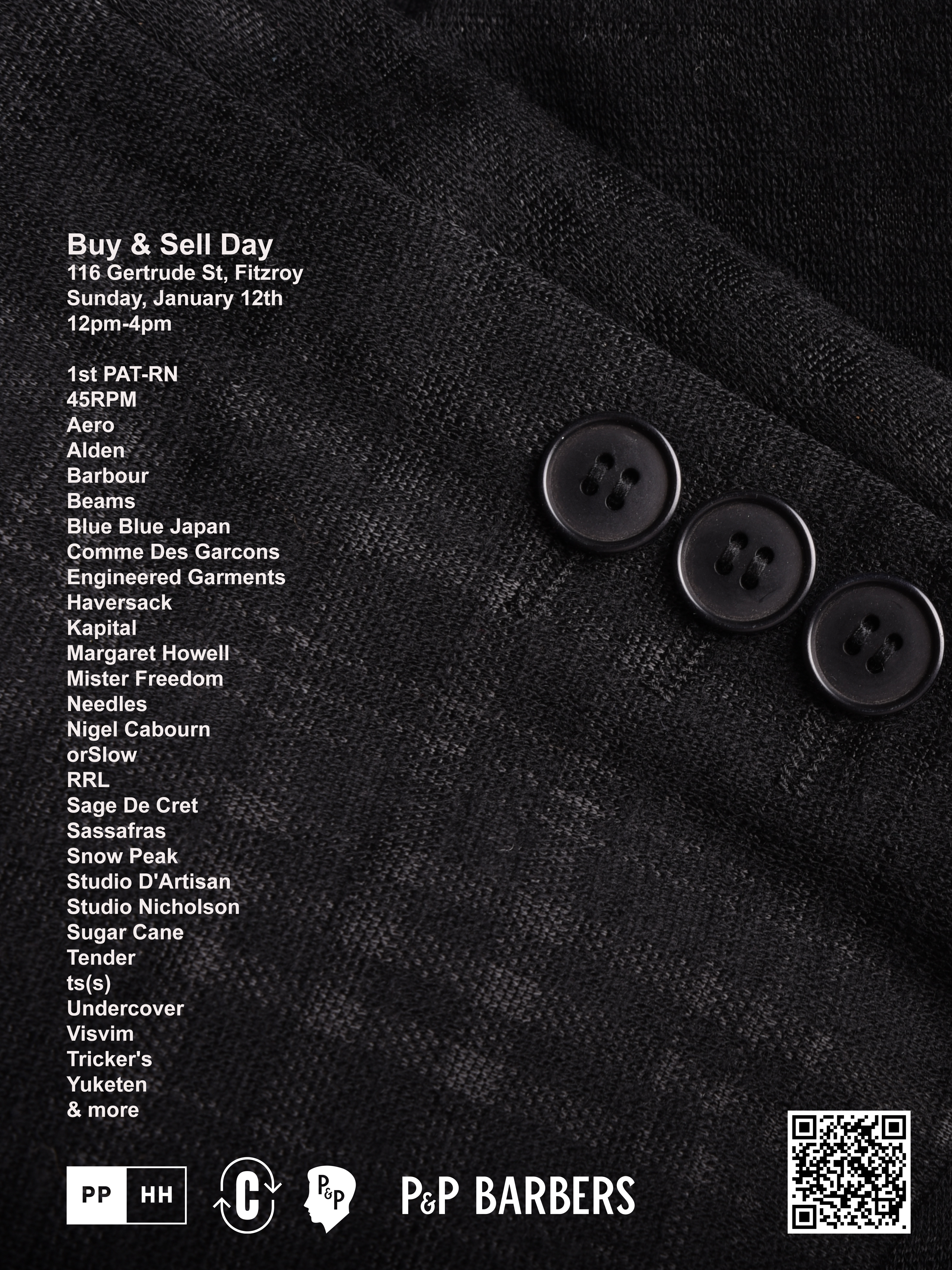 Buy & Sell Day @ P&P Barbers