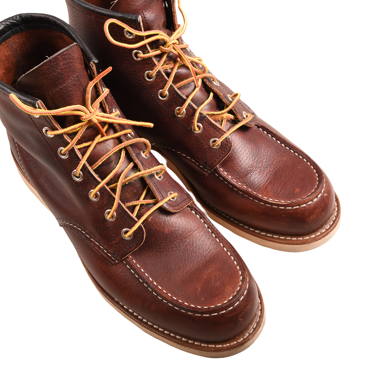 Red Wing Moc Toe Brown