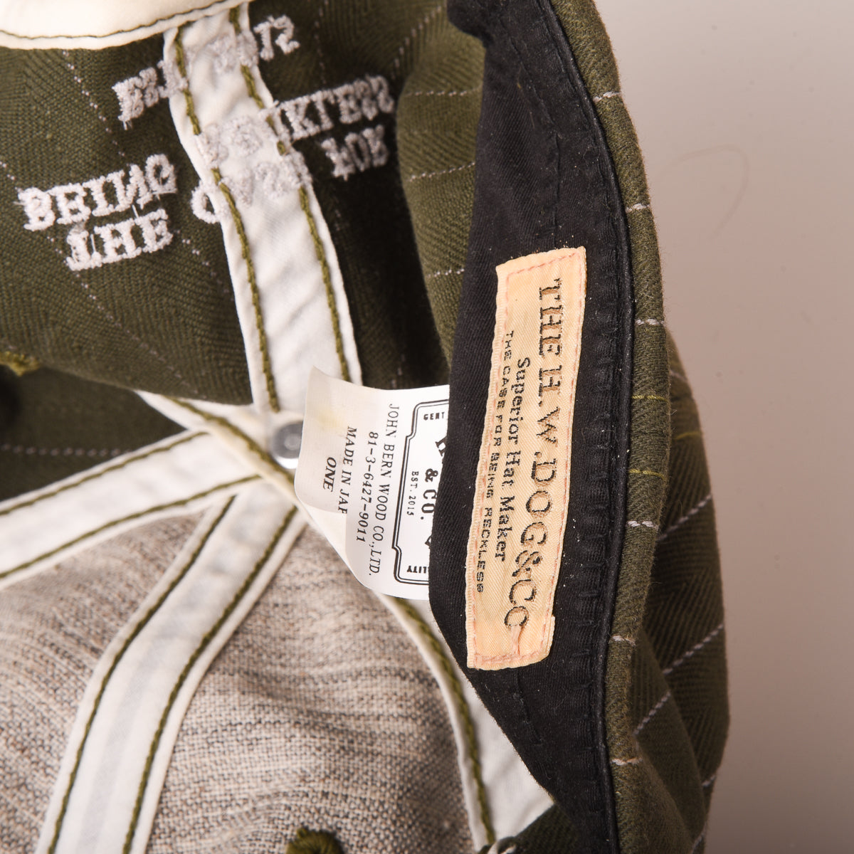The H.W. Dog & Co. "Stripe BB Cap"