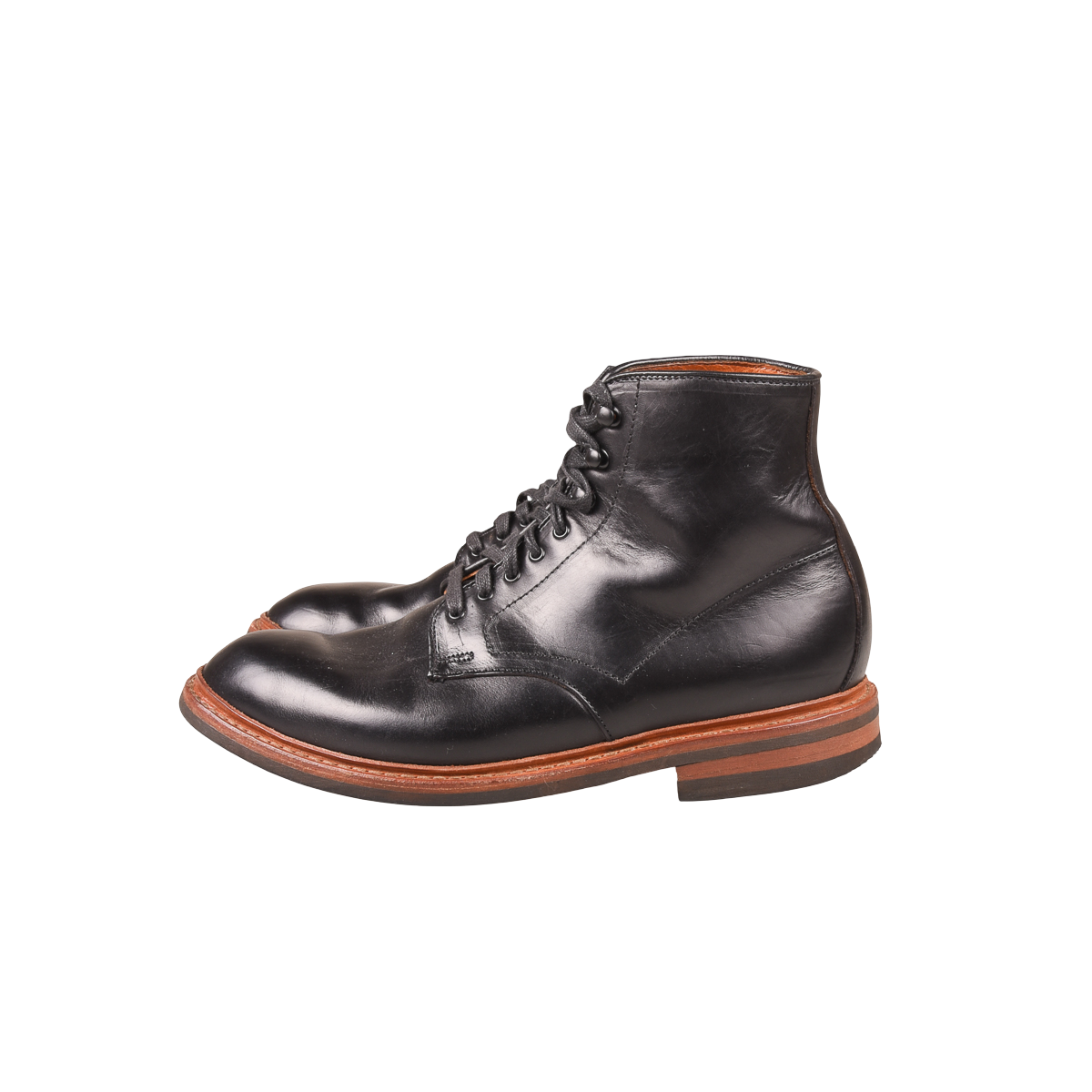Allen Edmonds Hand Made Higgins Mill Black Leather Boot