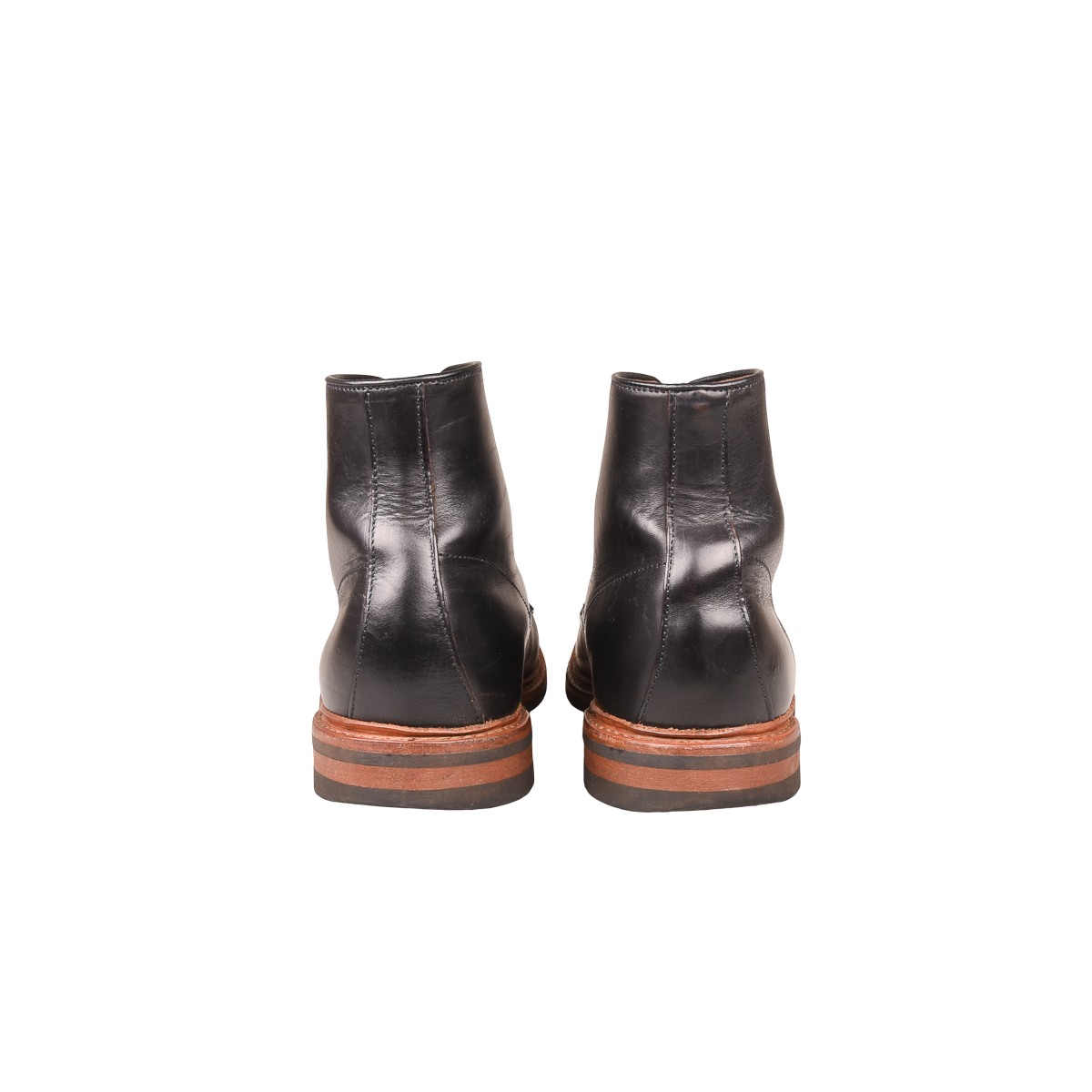 Allen Edmonds Hand Made Higgins Mill Black Leather Boot