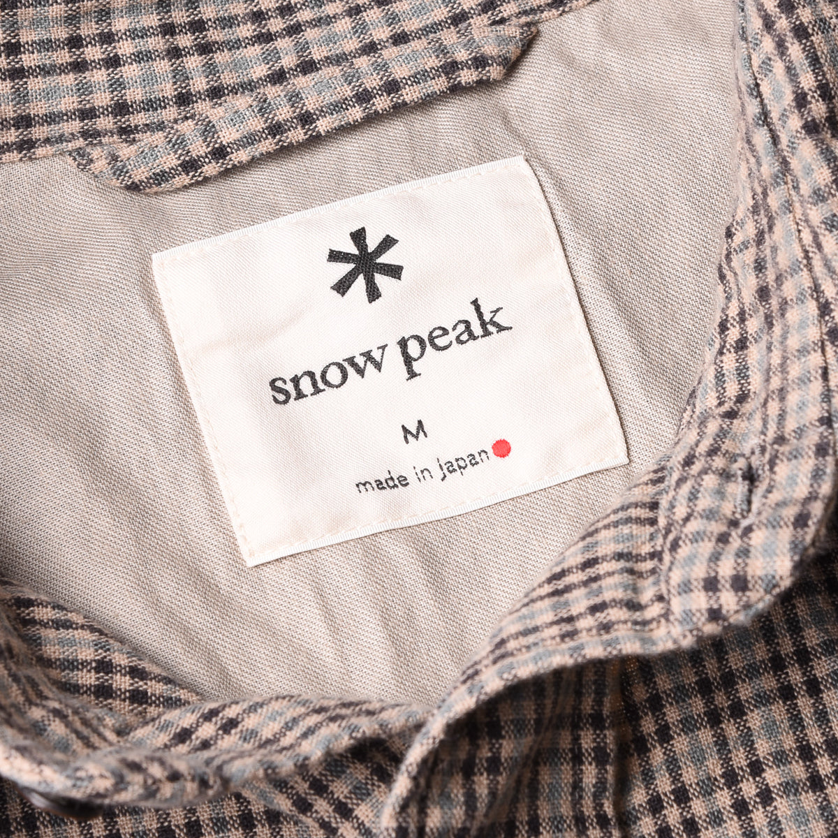 Snow Peak "Niigata Made" Check Shirt
