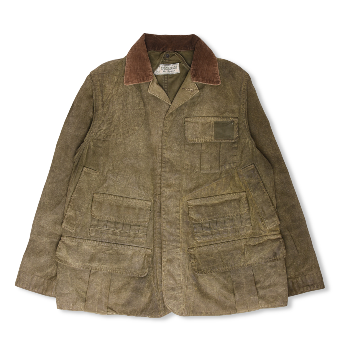 Samurai Jeans “Uo Tsuri Club” Waxed Fishing Jacket