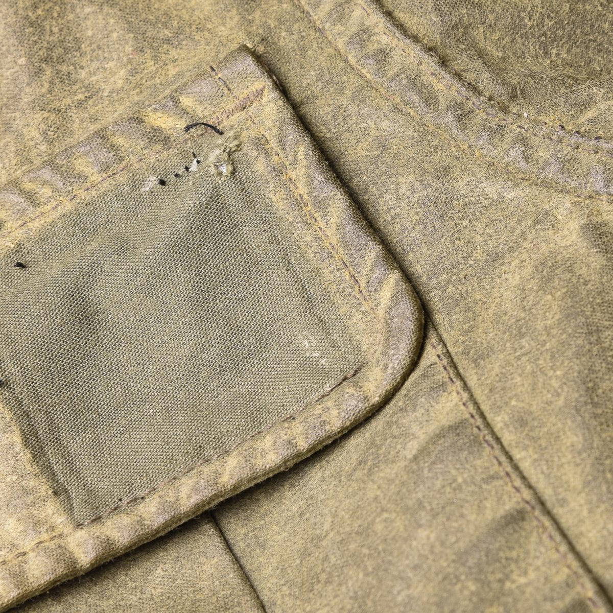 Samurai Jeans “Uo Tsuri Club” Waxed Fishing Jacket