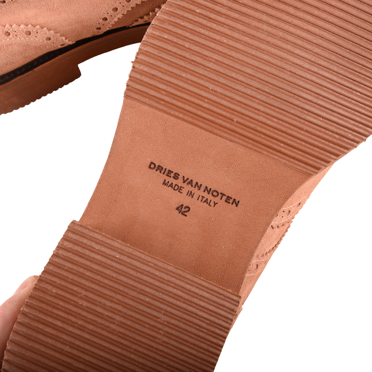 Dries Van Noten Suede Brogue With Kelty