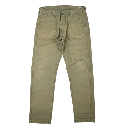 Orslow Fatigue Pants Repaired Made In Japan
