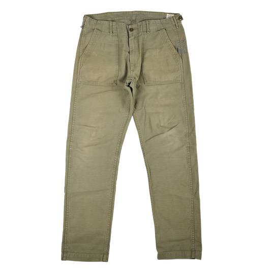 Orslow Fatigue Pants Repaired Made In Japan