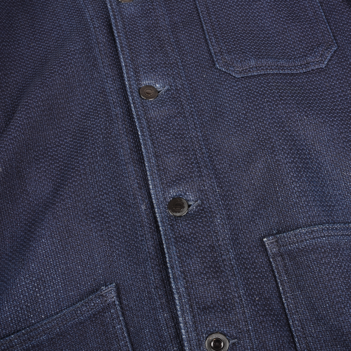 Momotaro 130z Indigo Dyed USN Coverall Jacket