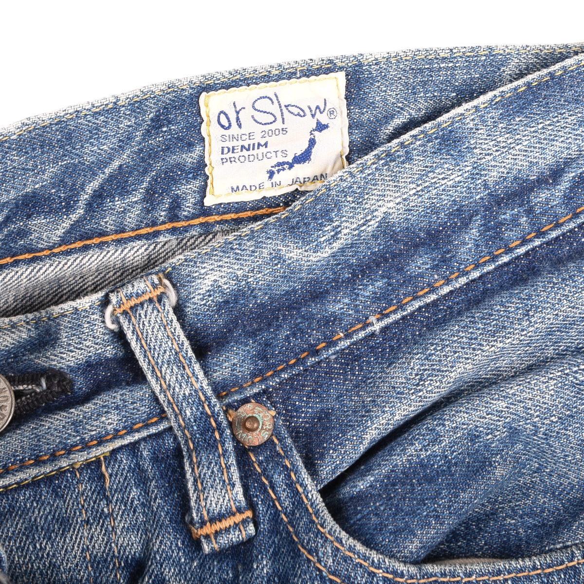 Orslow 105 Selvedge Denim Light Wash