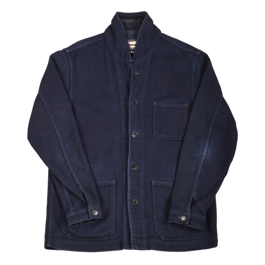 Momotaro 130z Indigo Dyed USN Coverall Jacket