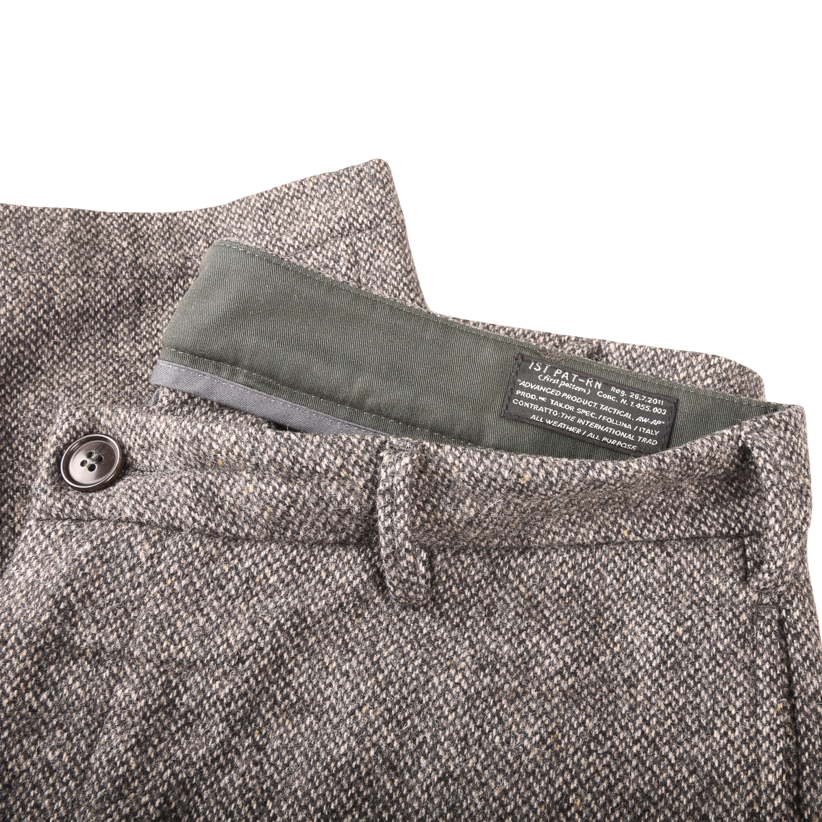 1st Pat-RN Wool Trousers