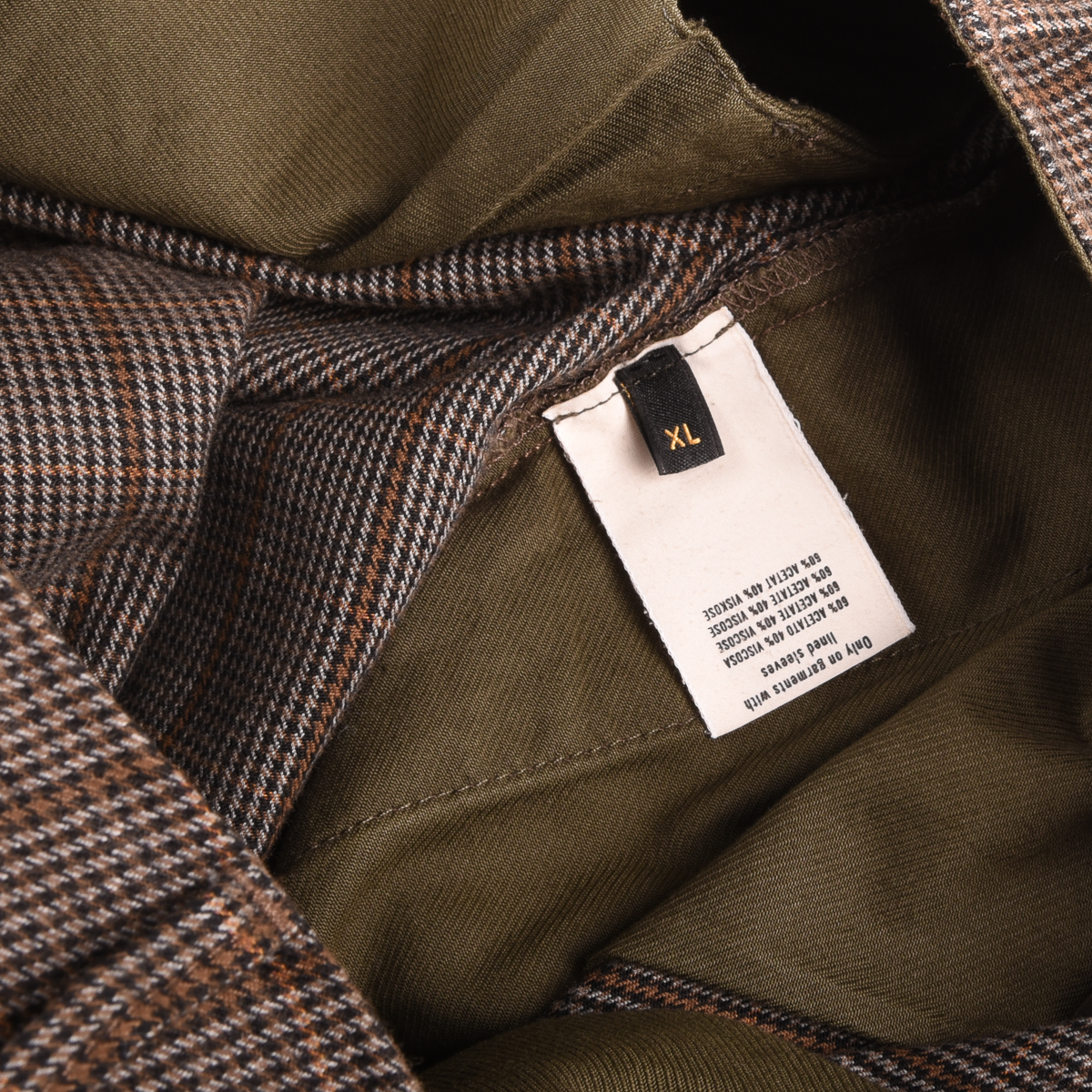 1st Pat-RN Gingham Check Pants