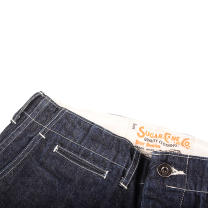 Sugar Cane Lightweight Denim Pants Wide Straight