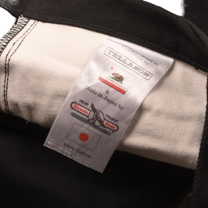 Tellason Black Selvedge Denim Made In USA
