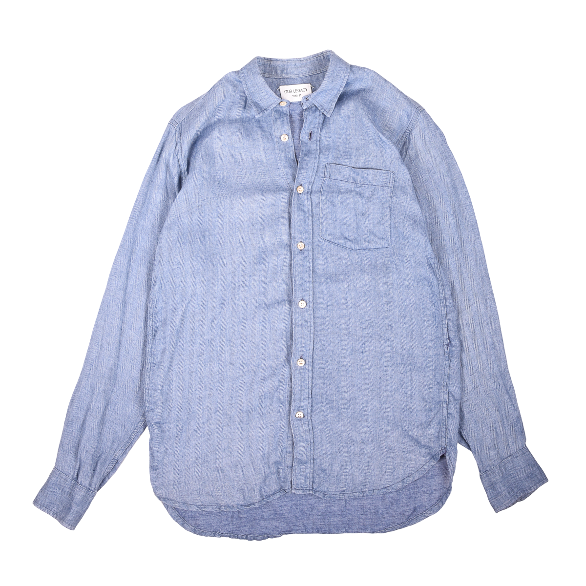 Our Legacy Herringbone Linen Shirt