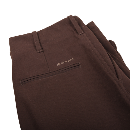 Snow Peak Hybrid Wool Dark Brown Cargo Pants