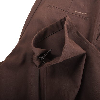 Snow Peak Hybrid Wool Dark Brown Cargo Pants