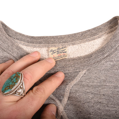 Buzz Rickson Grey Sweatshirt single V