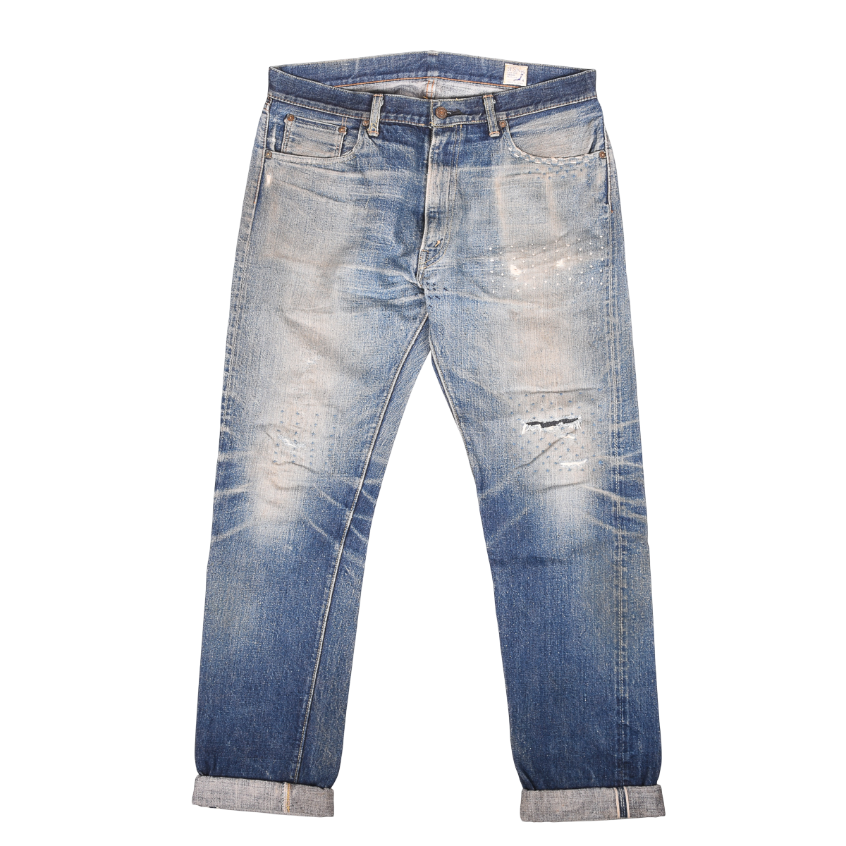 Orslow Sashiko Selvedge Denim Straight