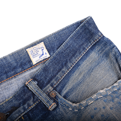 Orslow Sashiko Selvedge Denim Straight