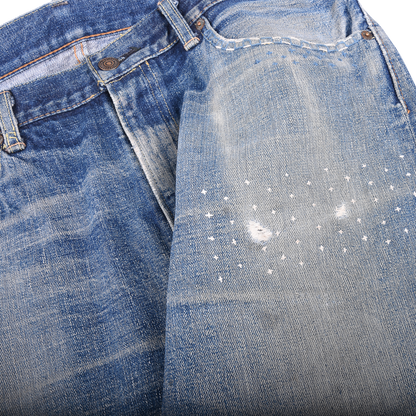 Orslow Sashiko Selvedge Denim Straight