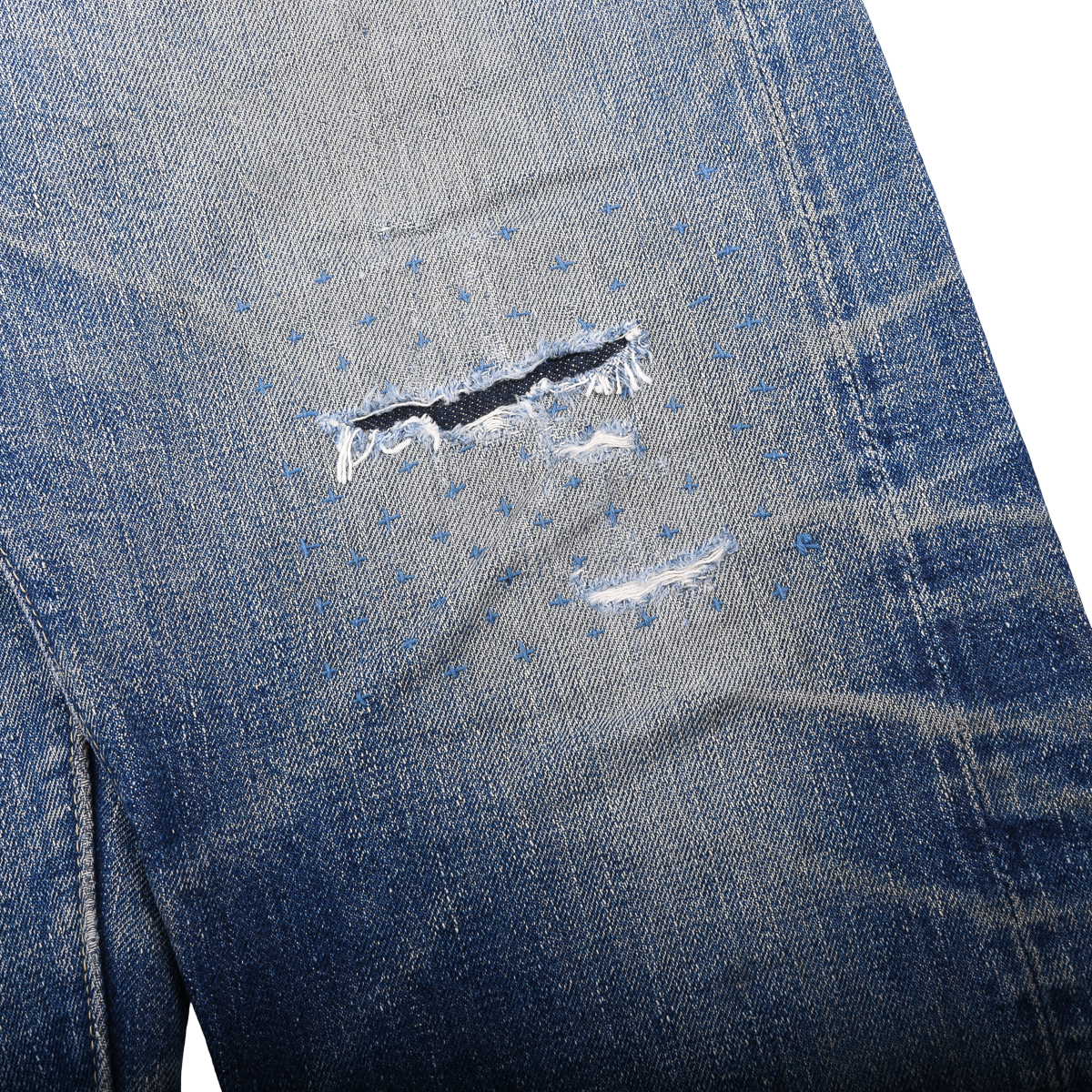 Orslow Sashiko Selvedge Denim Straight