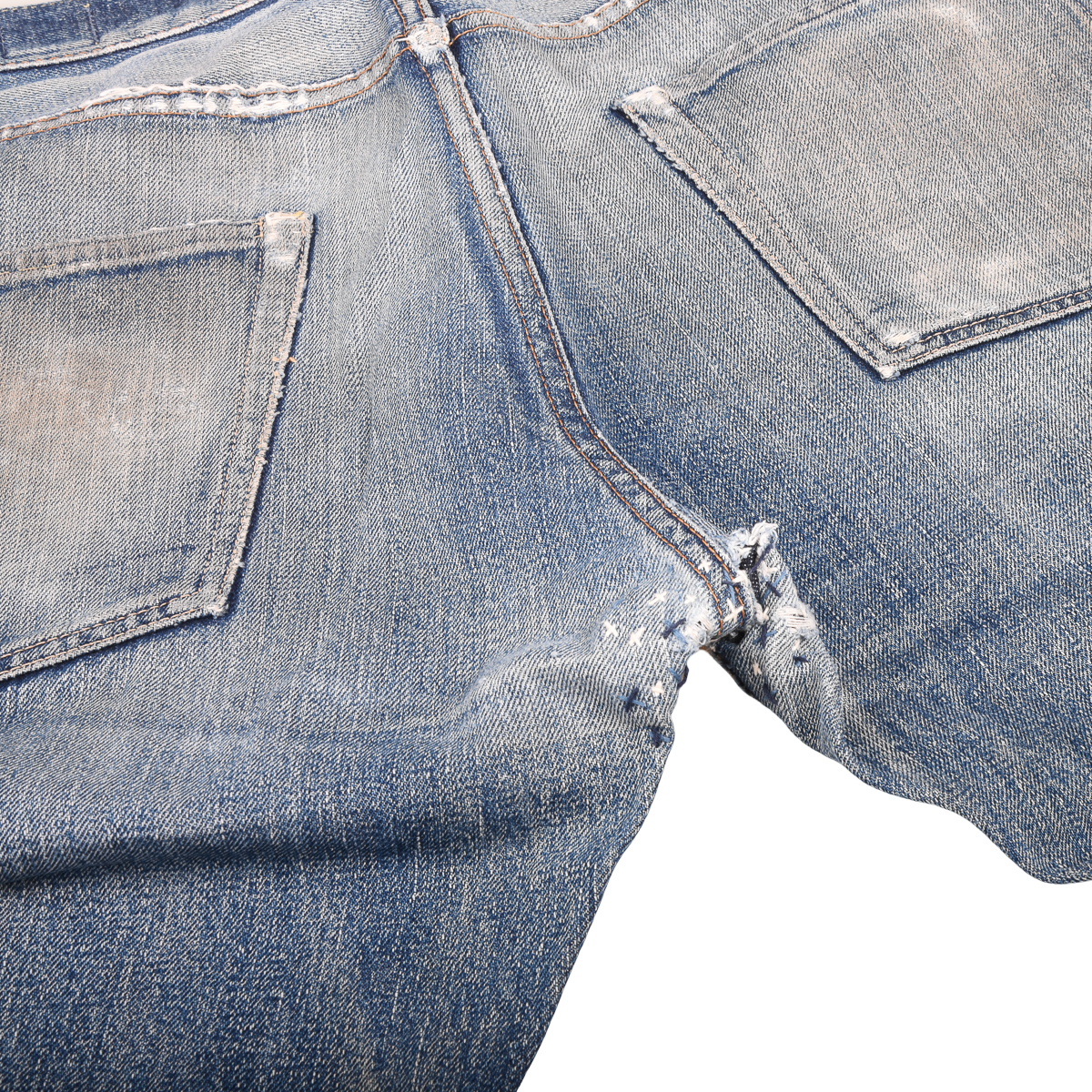 Orslow Sashiko Selvedge Denim Straight