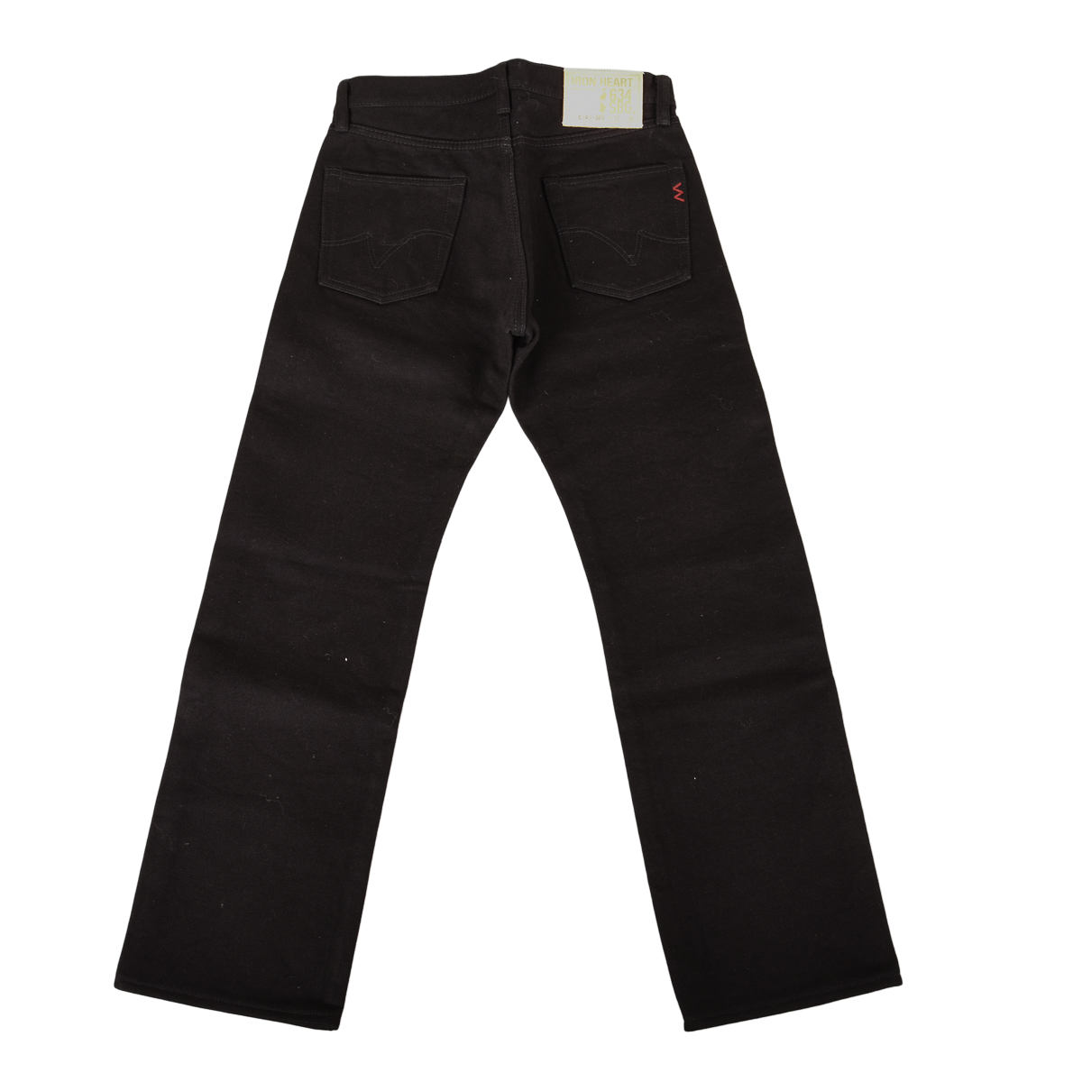 Iron heart 634 SBG Black Selvedge Denim