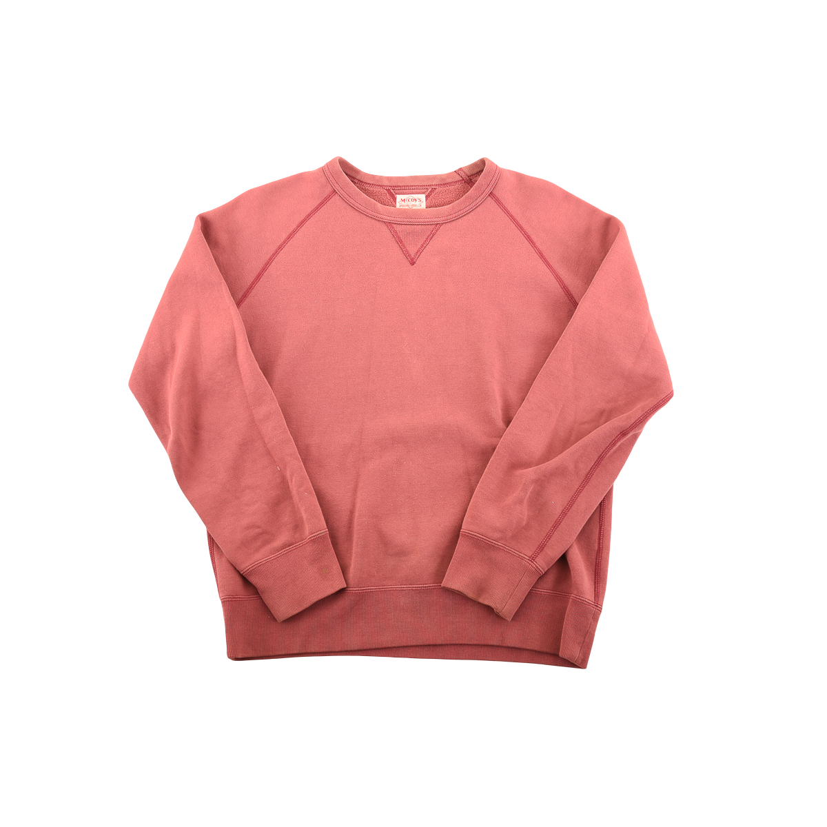 Real McCoys Faded Red Sweatshirt