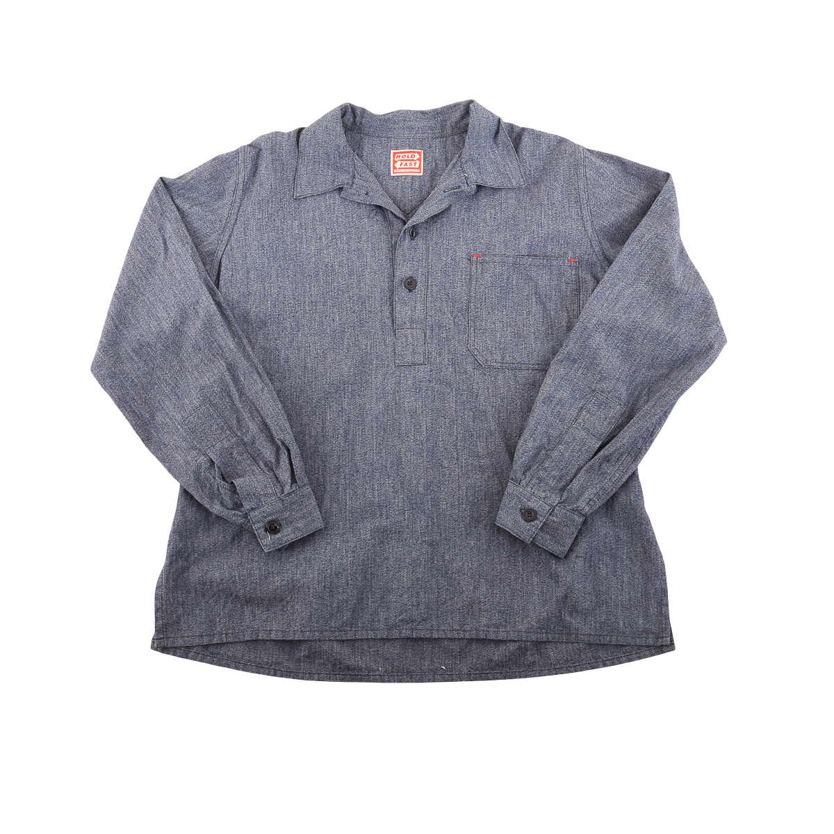 Holdfast Denim Pullover Shirt Made in England