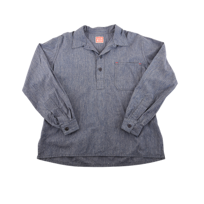 Holdfast Denim Pullover Shirt Made in England