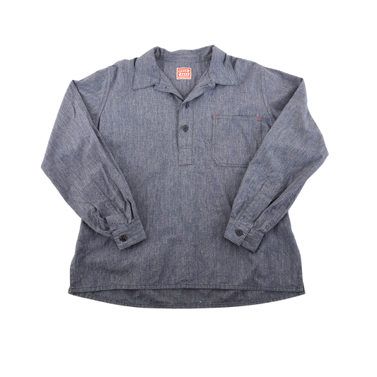 Holdfast Denim Pullover Shirt Made in England