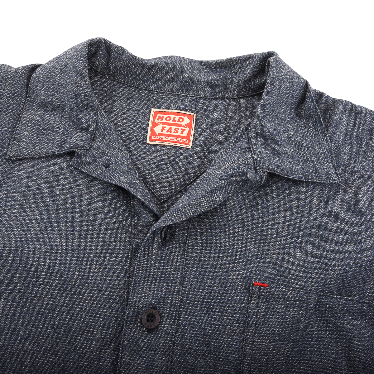 Holdfast Denim Pullover Shirt Made in England