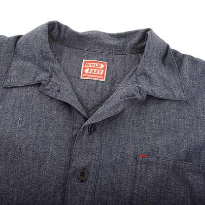 Holdfast Denim Pullover Shirt Made in England