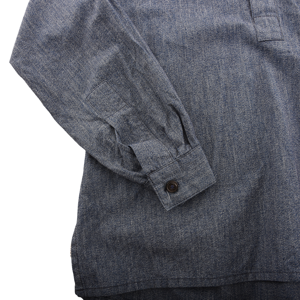 Holdfast Denim Pullover Shirt Made in England