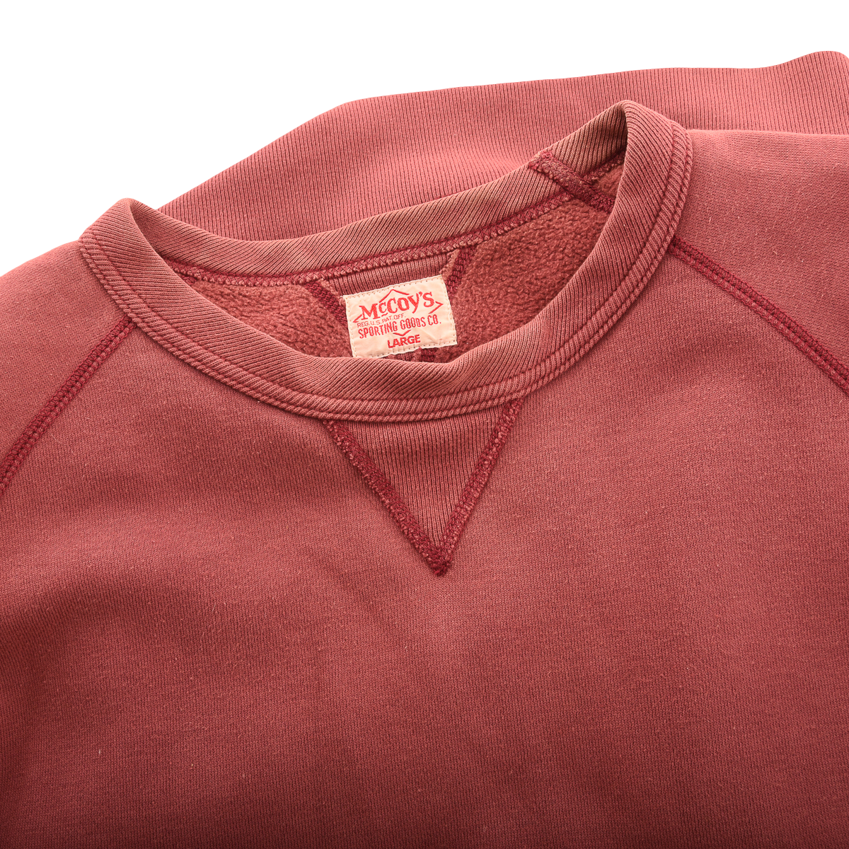 Real McCoys Faded Red Sweatshirt
