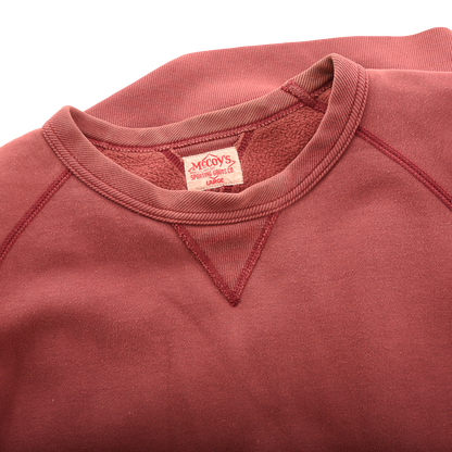 Real McCoys Faded Red Sweatshirt