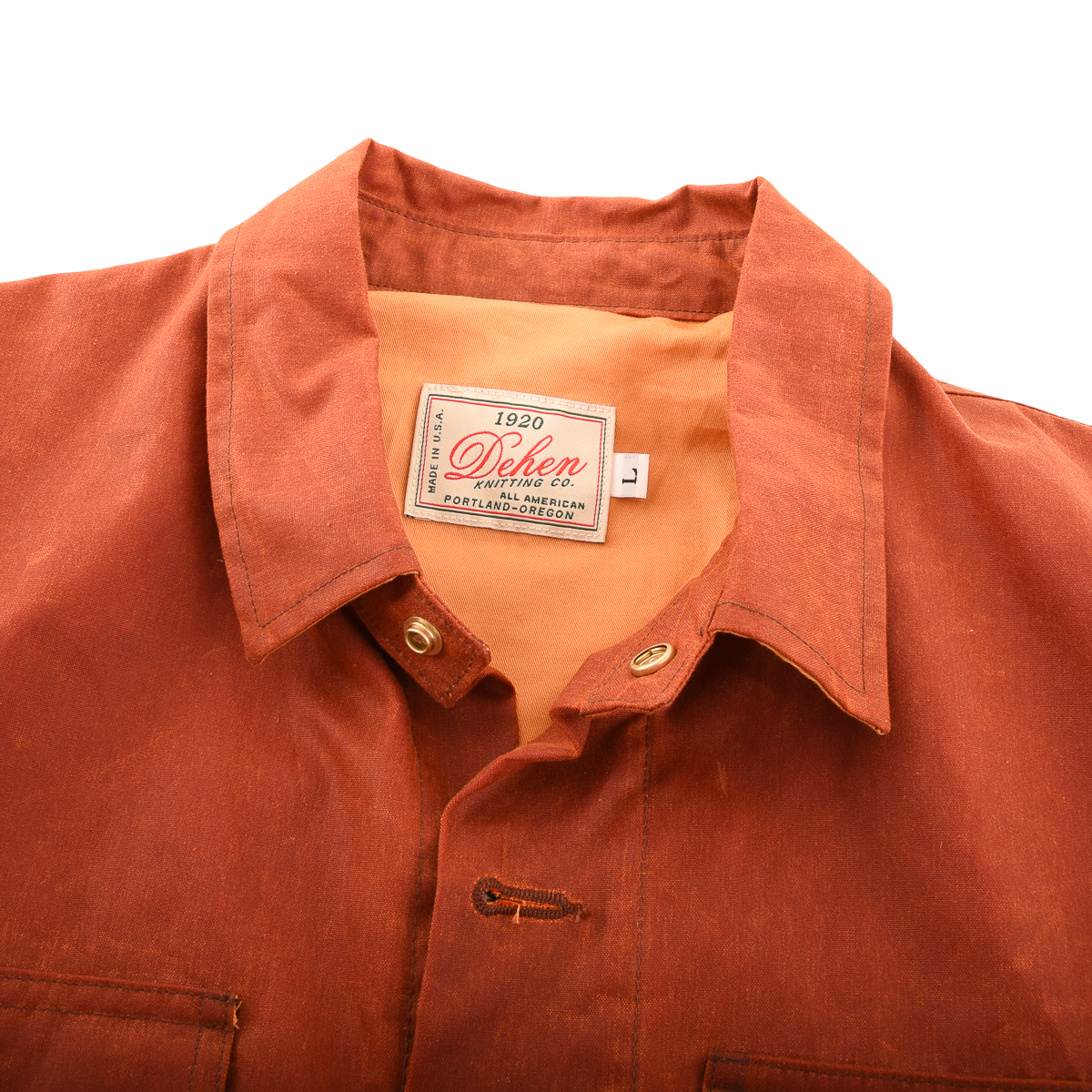 Dehen Wax Cotton Overshirt Made in USA