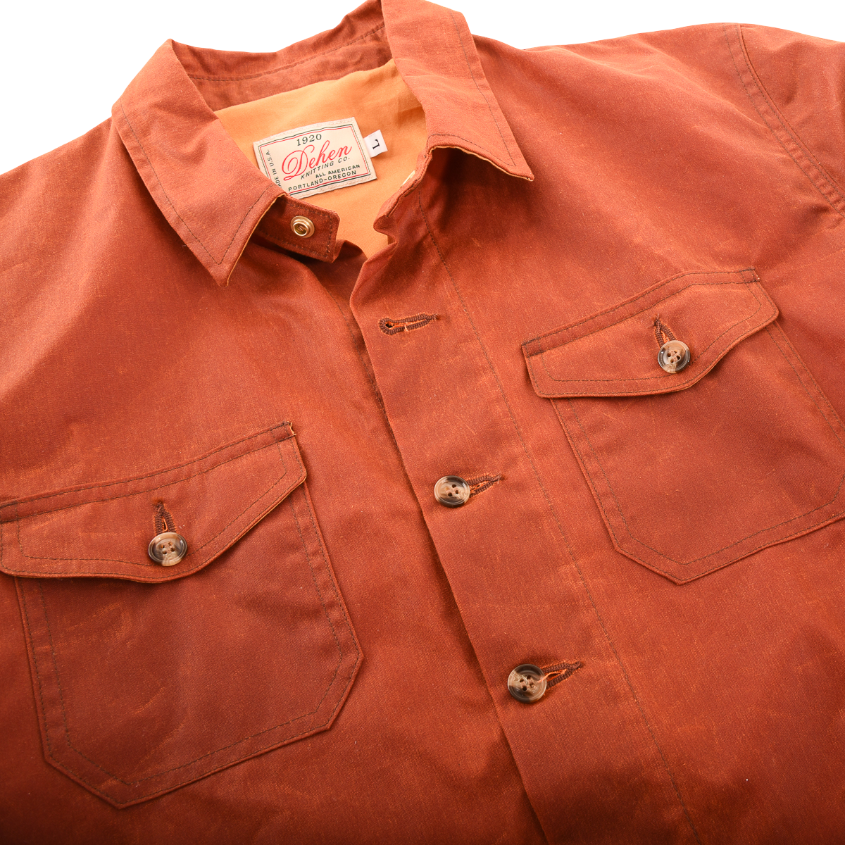 Dehen Wax Cotton Overshirt Made in USA