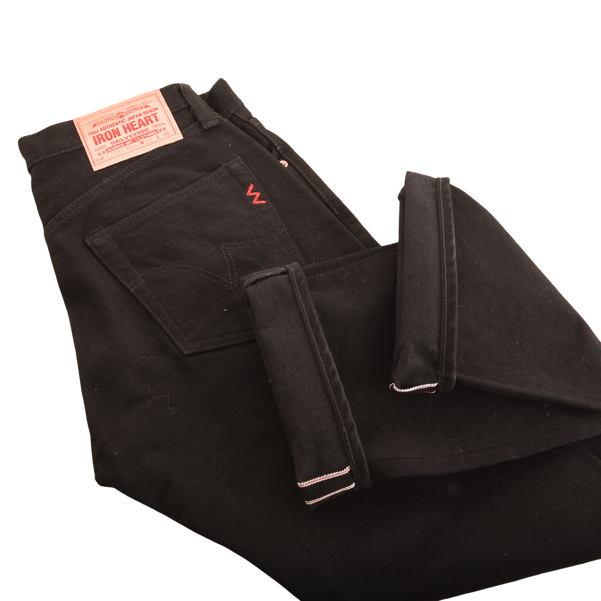 Iron heart 634 SBG Black Selvedge Denim