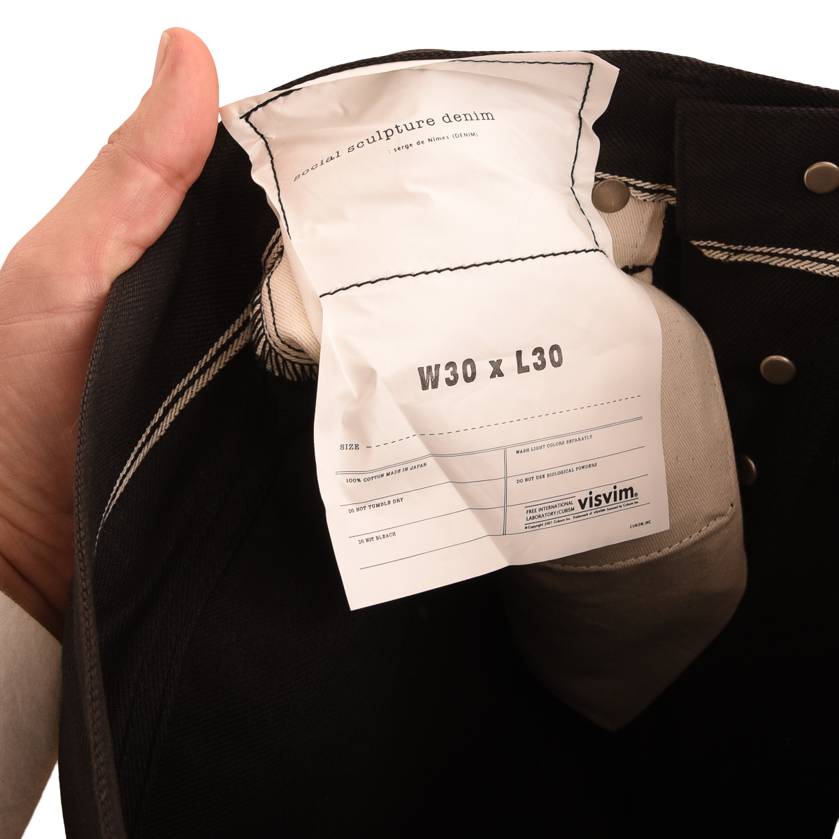 Visvim social sculpture Denim  01