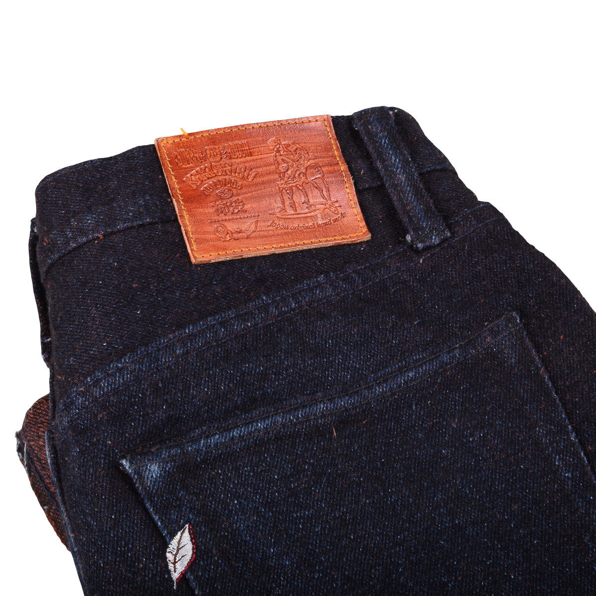 Pure blue Japan OD XPBJ 18oz. "Kakishibu" Selvedge Jeans