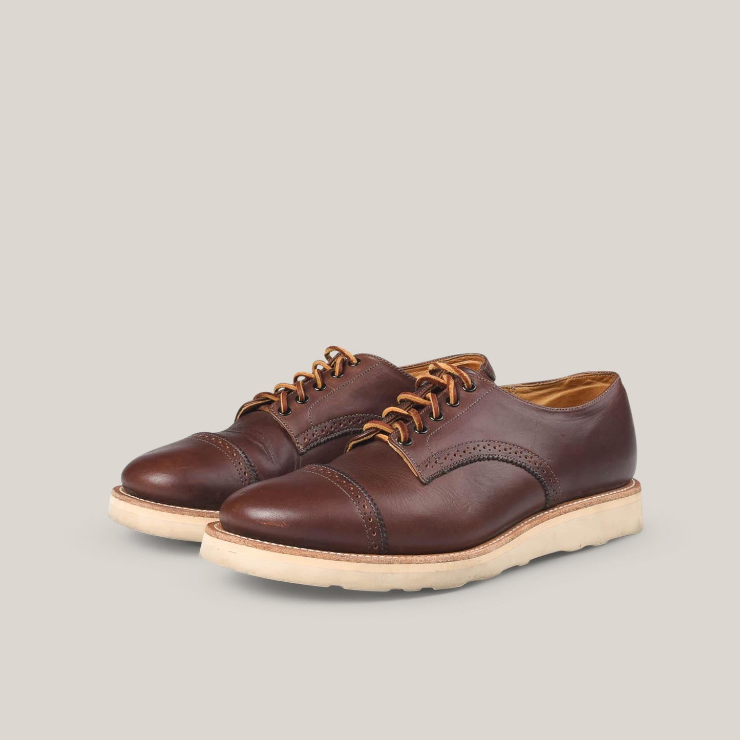 YUKETEN JOHNSON OXFORD SHOE - BROWN