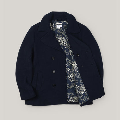 GANT RUGGER SCRUFFY  PEA COAT - NAVY