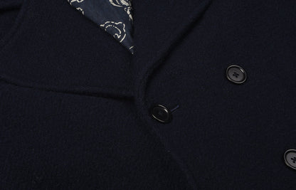 GANT RUGGER SCRUFFY  PEA COAT - NAVY