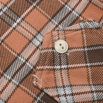 MISTER FREEDOM SHIRT - PEACH PLAID