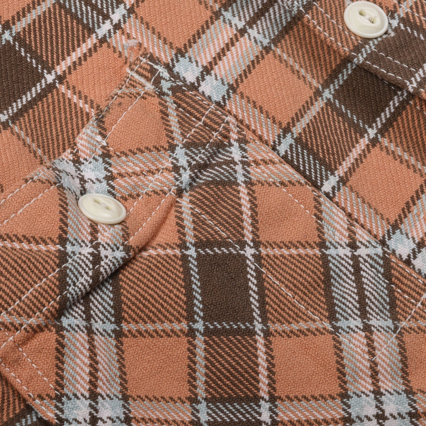 MISTER FREEDOM SHIRT - PEACH PLAID