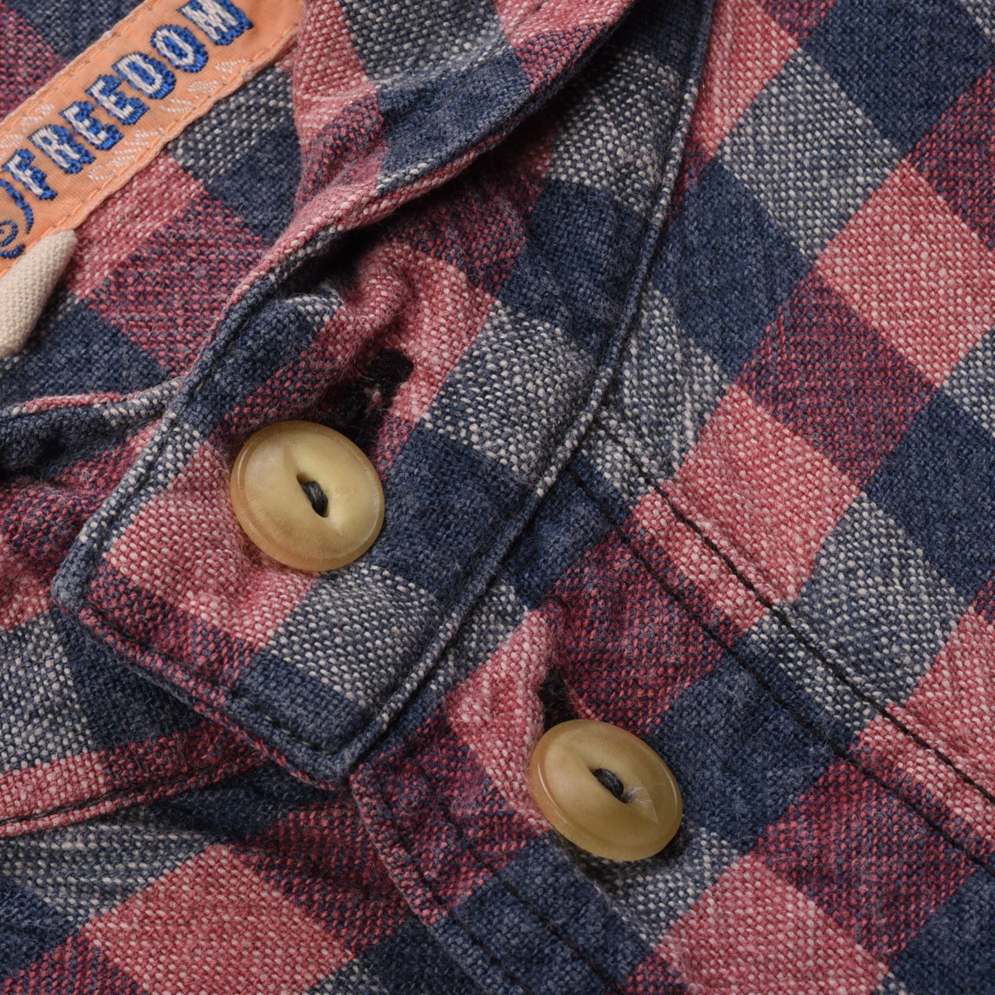 MISTER FREEDOM RANCHERO SHIRT - INDIGO x RED PLAID