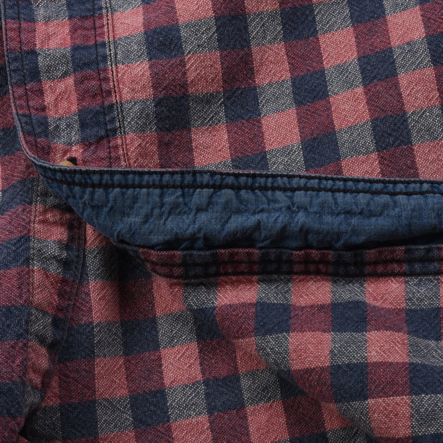 MISTER FREEDOM RANCHERO SHIRT - INDIGO x RED PLAID