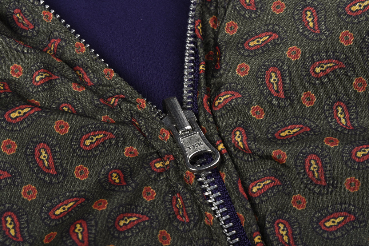 BEAMS + SPORTS JACKET - NAVY/ PAISLEY